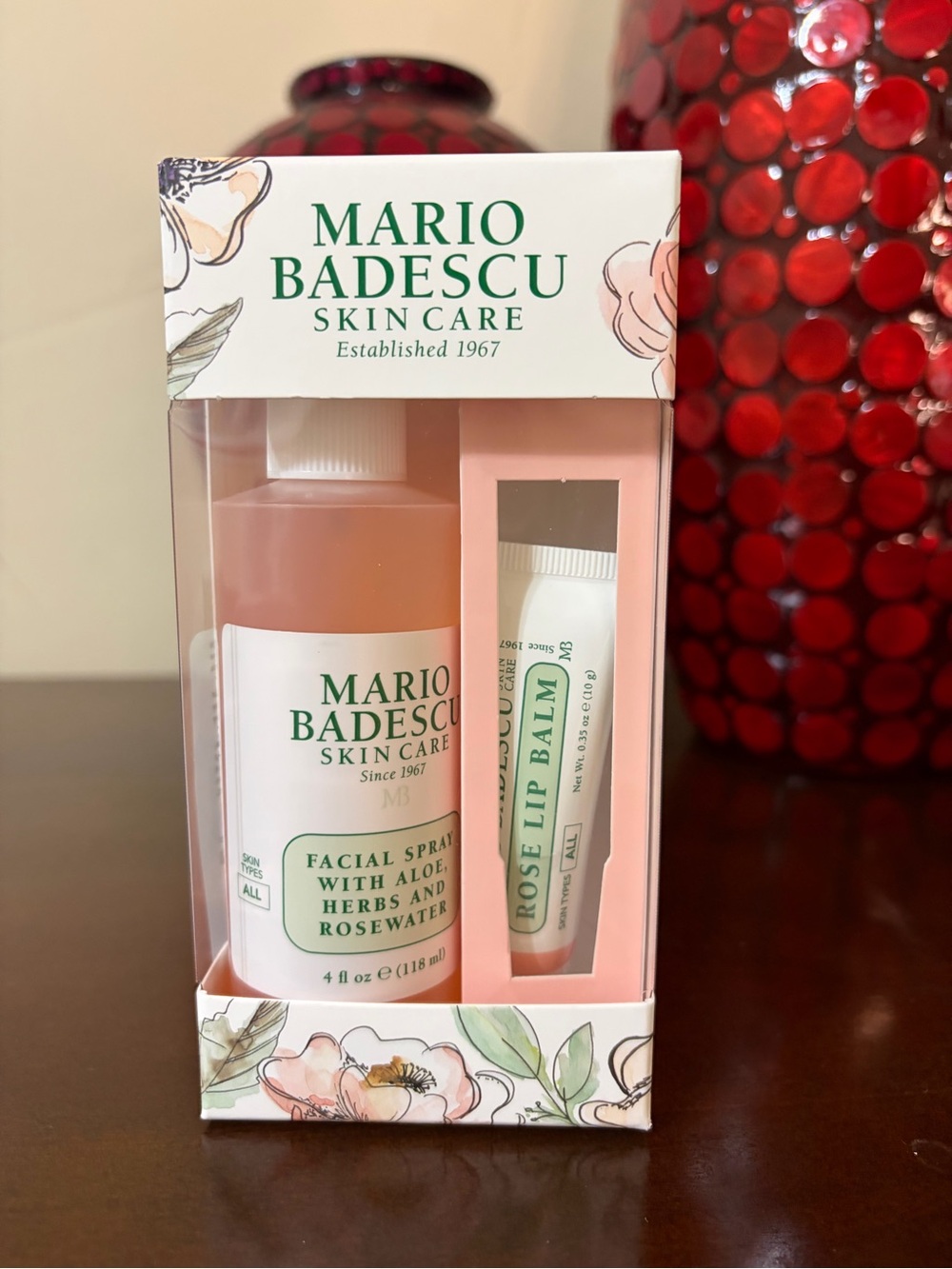Mario Badescu Rose Mist and Lip Balm Duo